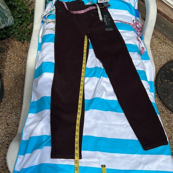 NWT Liverpool the Glider revolutionary Pull on Jeans Chocolate Size 0 - Picture 12 of 15